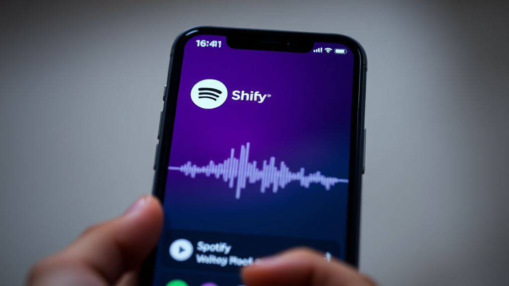 Spotify interface showing AI-generated audio features